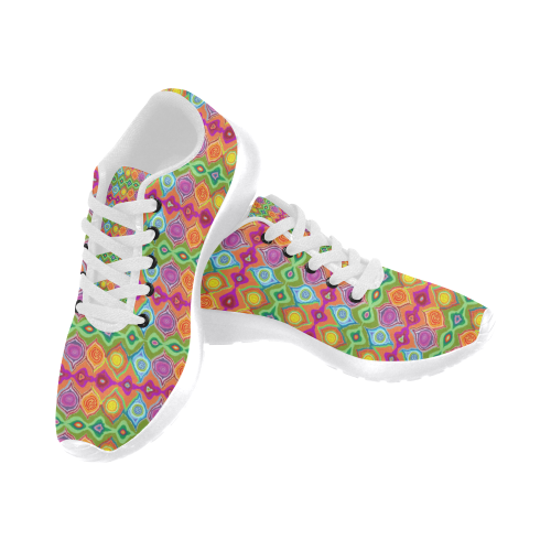 Mexican Colours Design Women's Running Shoes/Large Size (Model 020)