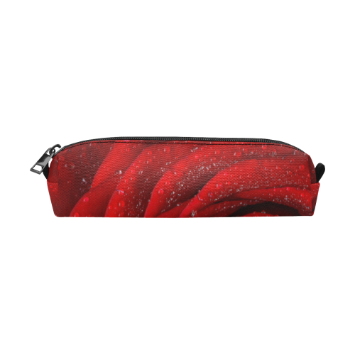 Red rosa Pencil Pouch/Small (Model 1681)