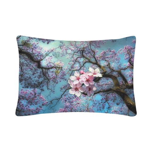 Cherry blossomL Custom Pillow Case 20"x 30" (One Side) (Set of 2)