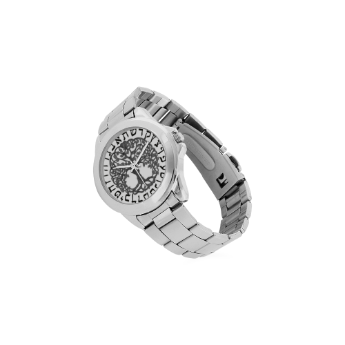 tree of life Unisex Stainless Steel Watch(Model 103)