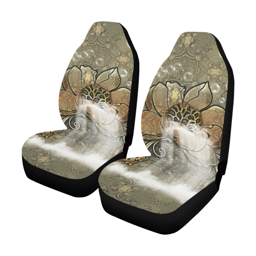 Noble flower design Car Seat Covers (Set of 2)