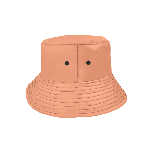 color light salmon All Over Print Bucket Hat