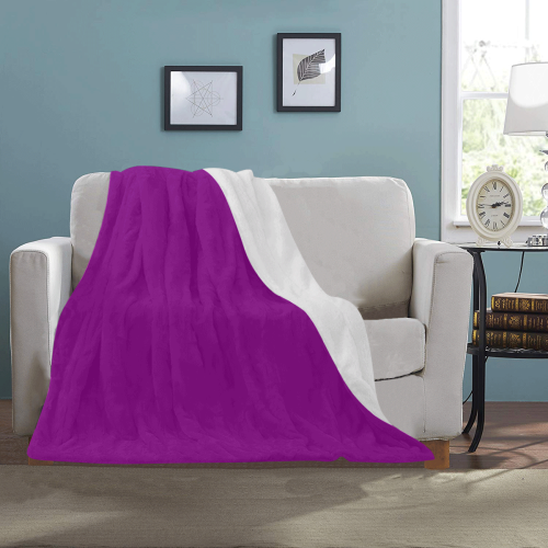 color purple Ultra-Soft Micro Fleece Blanket 30''x40''