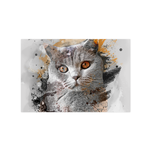 cat kitty art #cat #kitty Poster 24"x16"