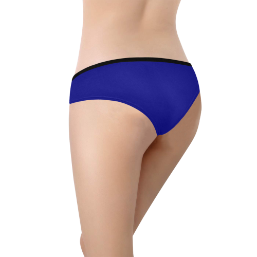 color navy Women's Hipster Panties (Model L33)