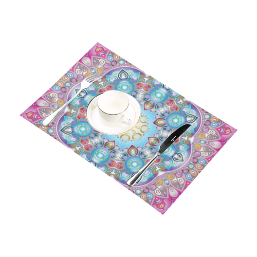 MANDALA DIAMONDS ARE FOREVER Placemat 12’’ x 18’’ (Four Pieces)