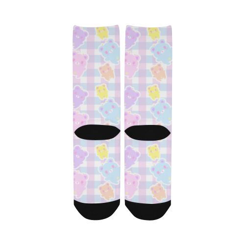 bearcutepatterncho3 Women's Custom Socks
