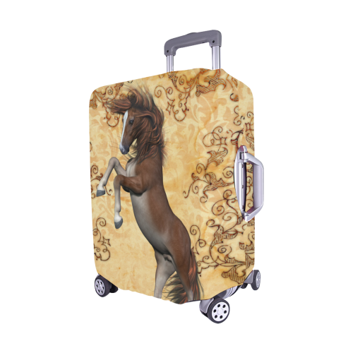 Wonderful brown horse Luggage Cover/Medium 22"-25"