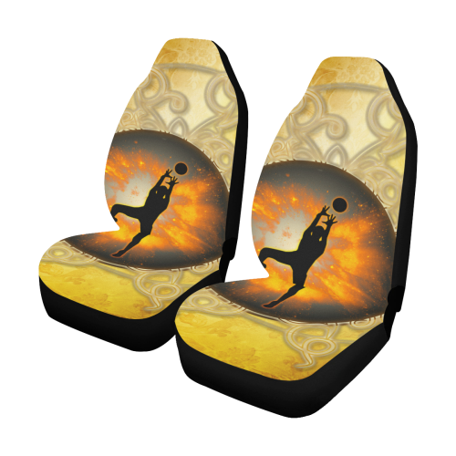 Volleyball player Car Seat Covers (Set of 2)