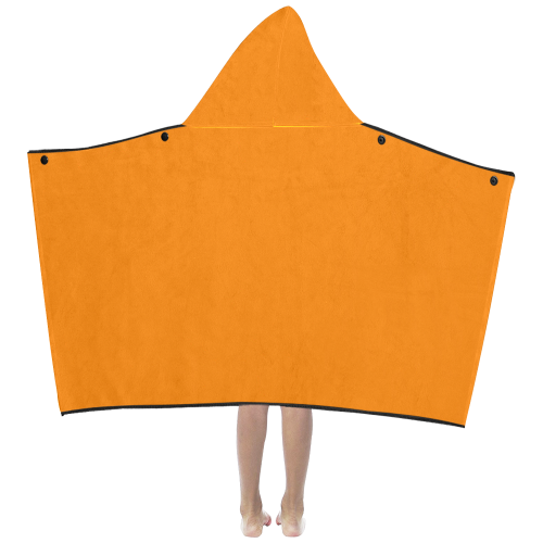 color UT orange Kids' Hooded Bath Towels