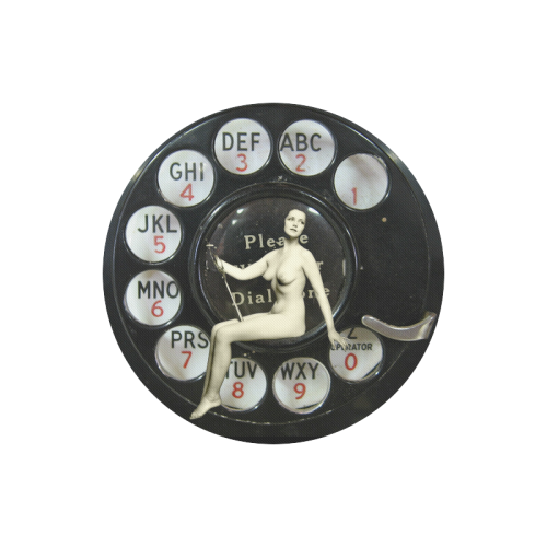 Please Wait for the Dial Tone 2 Round Mousepad