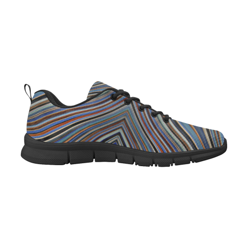 Wild Wavy X Lines 03 Women's Breathable Running Shoes (Model 055)