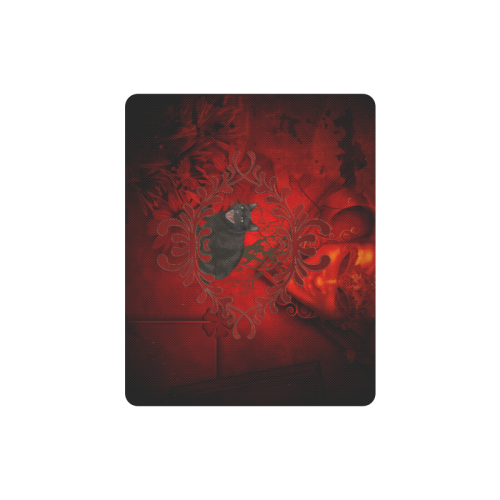 Funny angry cat Rectangle Mousepad