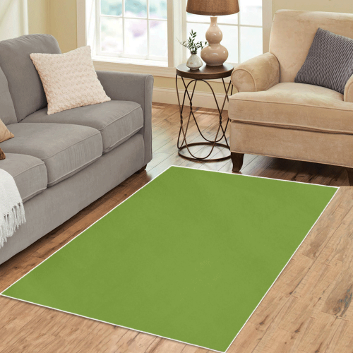 color olive drab Area Rug 5'3''x4'