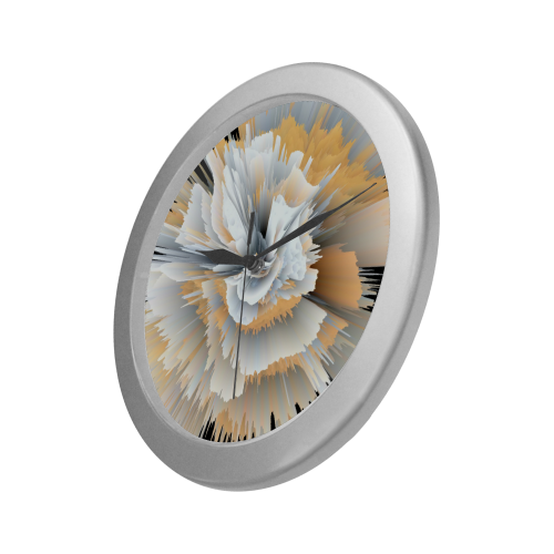 146650 Silver Color Wall Clock