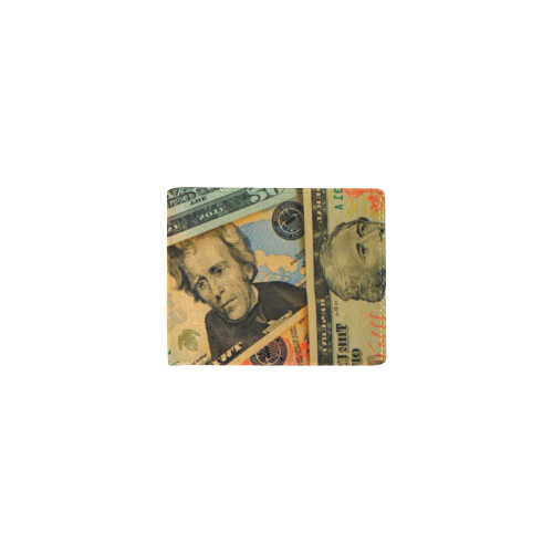 US DOLLARS 2 Mini Bifold Wallet (Model 1674)
