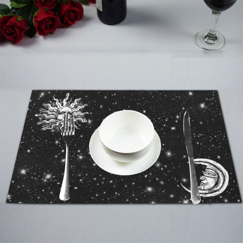 Mystic Sun and Moon Placemat 12’’ x 18’’ (Two Pieces)