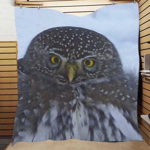 amazing owl by JamColors Quilt 60"x70"