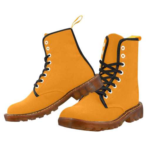 color dark orange Martin Boots For Men Model 1203H