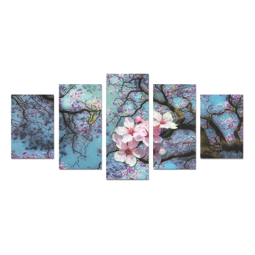 Cherry blossomL Canvas Print Sets D (No Frame)