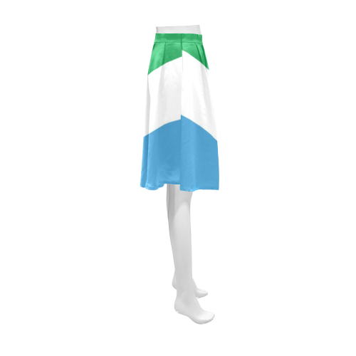 Vegan Flag Athena Women's Short Skirt (Model D15)