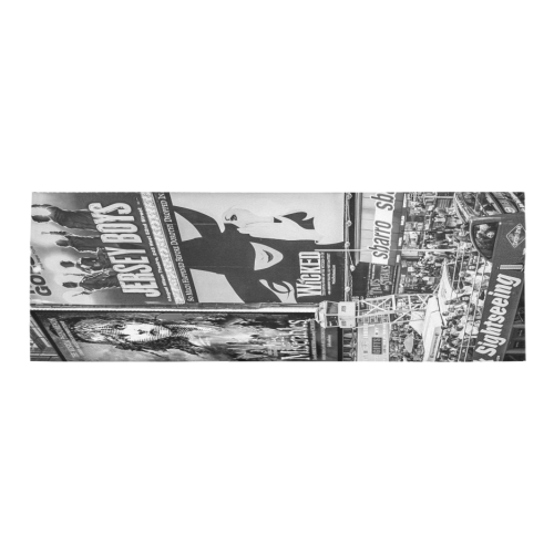 Times Square II Special Edition III (B&W) Area Rug 9'6''x3'3''