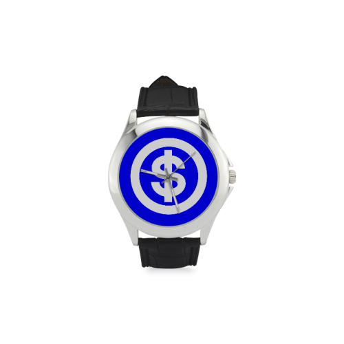 DOLLAR SIGNS 2 Women's Classic Leather Strap Watch(Model 203)