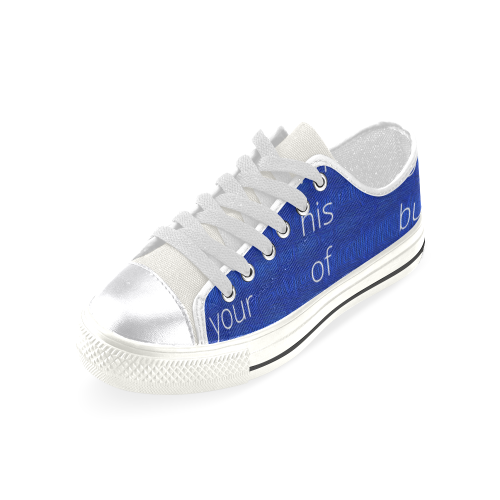 sidht words Women's Classic Canvas Shoes (Model 018)