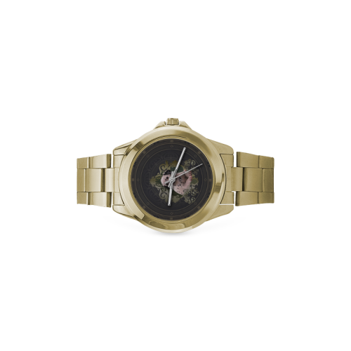 Cute dalmatian Custom Gilt Watch(Model 101)