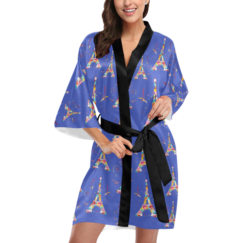 Paris Nights Kimono Robe