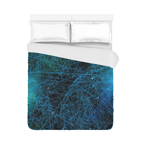 System Network Connection Duvet Cover 86"x70" ( All-over-print)