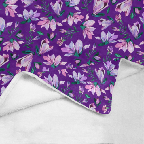 Purple Spring Ultra-Soft Micro Fleece Blanket 50"x60"