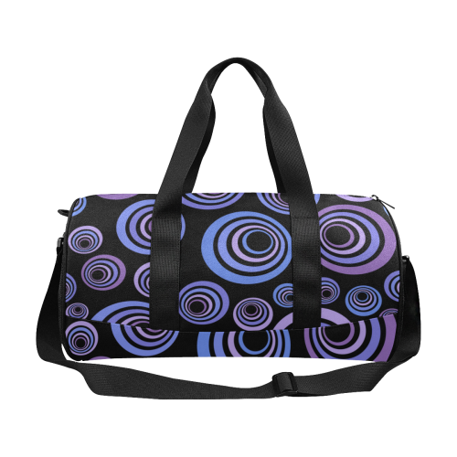 Retro Psychedelic Ultraviolet Pattern Duffle Bag (Model 1679)