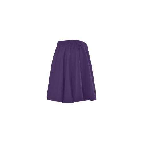 color Russian violet Mini Skating Skirt (Model D36)