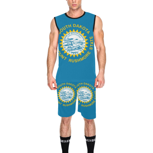 SOUTH DAKOTA All Over Print Basketball Uniform