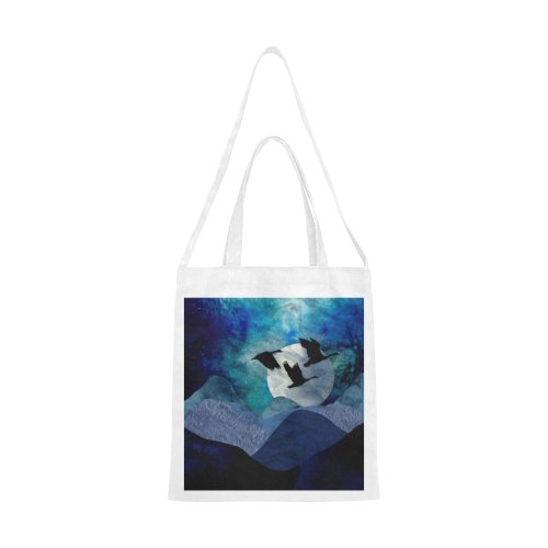 Night In The Mountains Canvas Tote Bag/Medium (Model 1701)