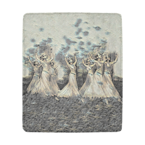 Armenian Dancers Classic Ultra-Soft Micro Fleece Blanket 50"x60"