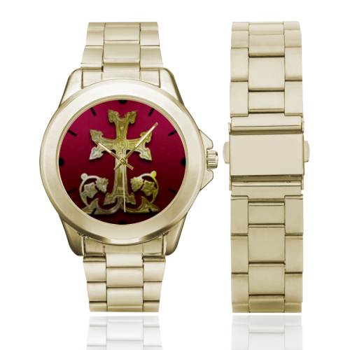 Armenian Cross Custom Gilt Watch(Model 101)