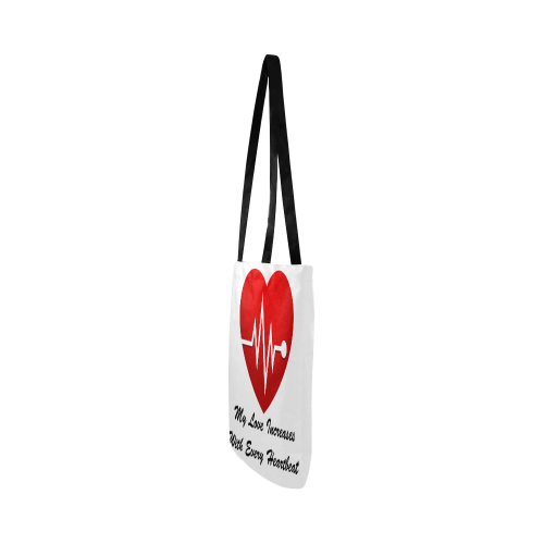 Love Increases Reusable Shopping Bag Model 1660 (Two sides)