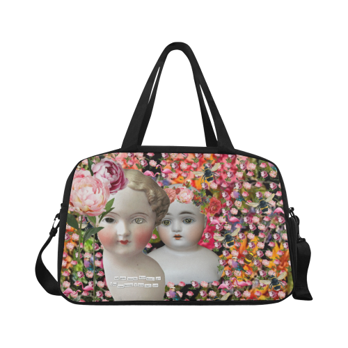 Flower Dolls Fitness Handbag (Model 1671)