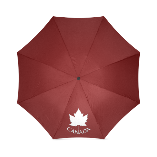 White Maple Leaf Souvenir Umbrella Foldable Umbrella (Model U01)