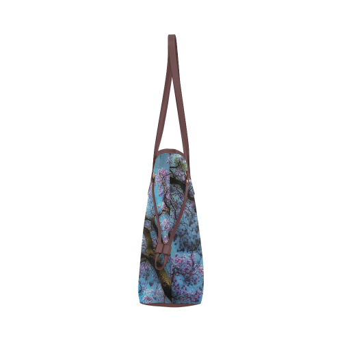 Cherry blossomL Clover Canvas Tote Bag (Model 1661)