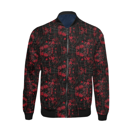 Scary Spider by Artdream All Over Print Bomber Jacket for Men (Model H31)