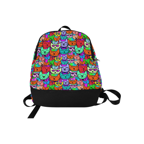 Rainbow Cats Fabric Backpack for Adult (Model 1659)