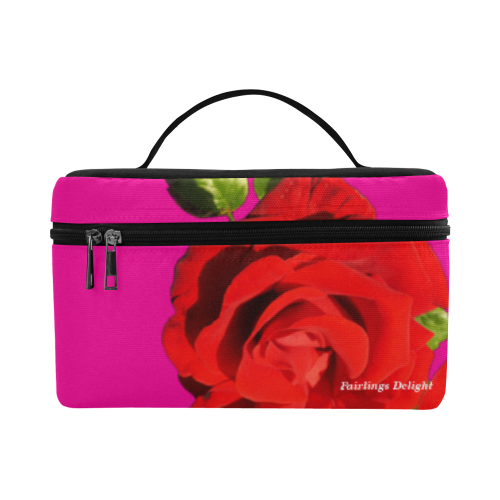 Fairlings Delight's Floral Luxury Collection- Red Rose Lunch Bag/Large 53086a6 Lunch Bag/Large (Model 1658)