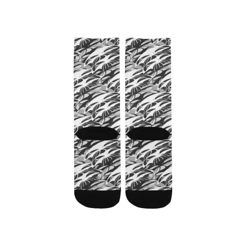Alien Troops - Black & White Kids' Custom Socks