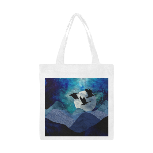 Night In The Mountains Canvas Tote Bag/Small (Model 1700)