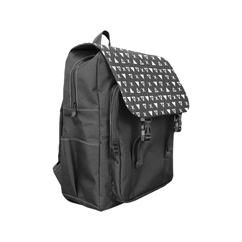 Geo Line Triangle Casual Shoulders Backpack (Model 1623)