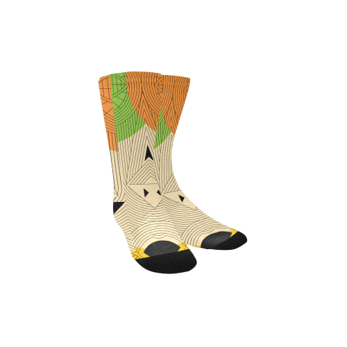 Aztec Ancient Tribal Kids' Custom Socks