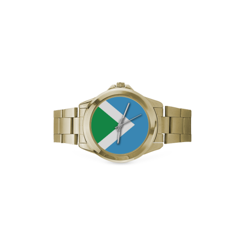Vegan Flag Custom Gilt Watch(Model 101)
